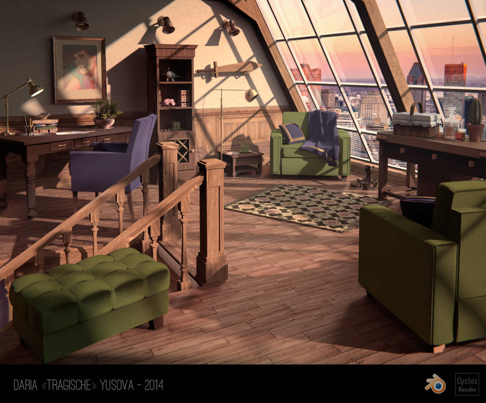 Room by tragischeGedanken on DeviantArt