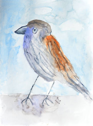Watercolor Bird (Junior)