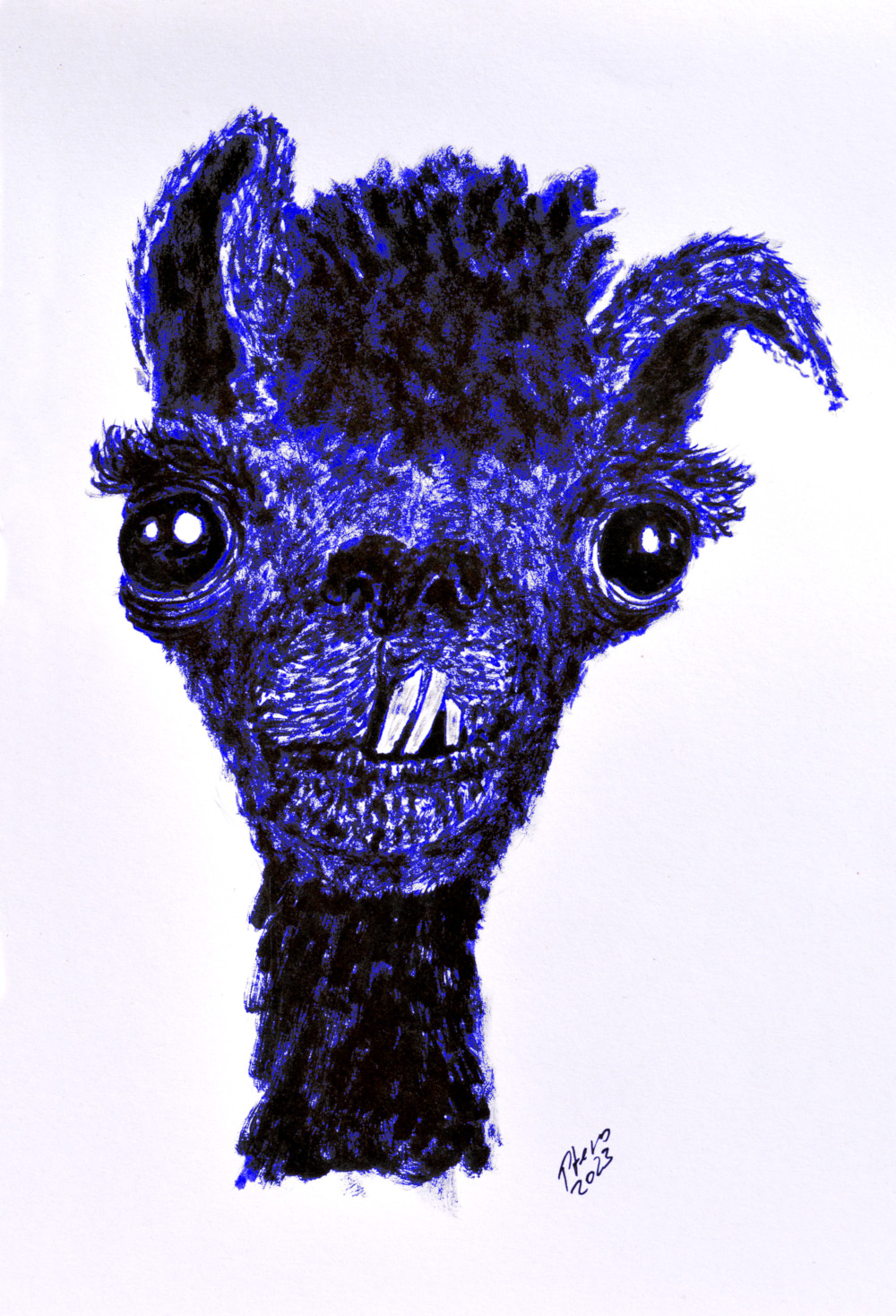 Llama Blue