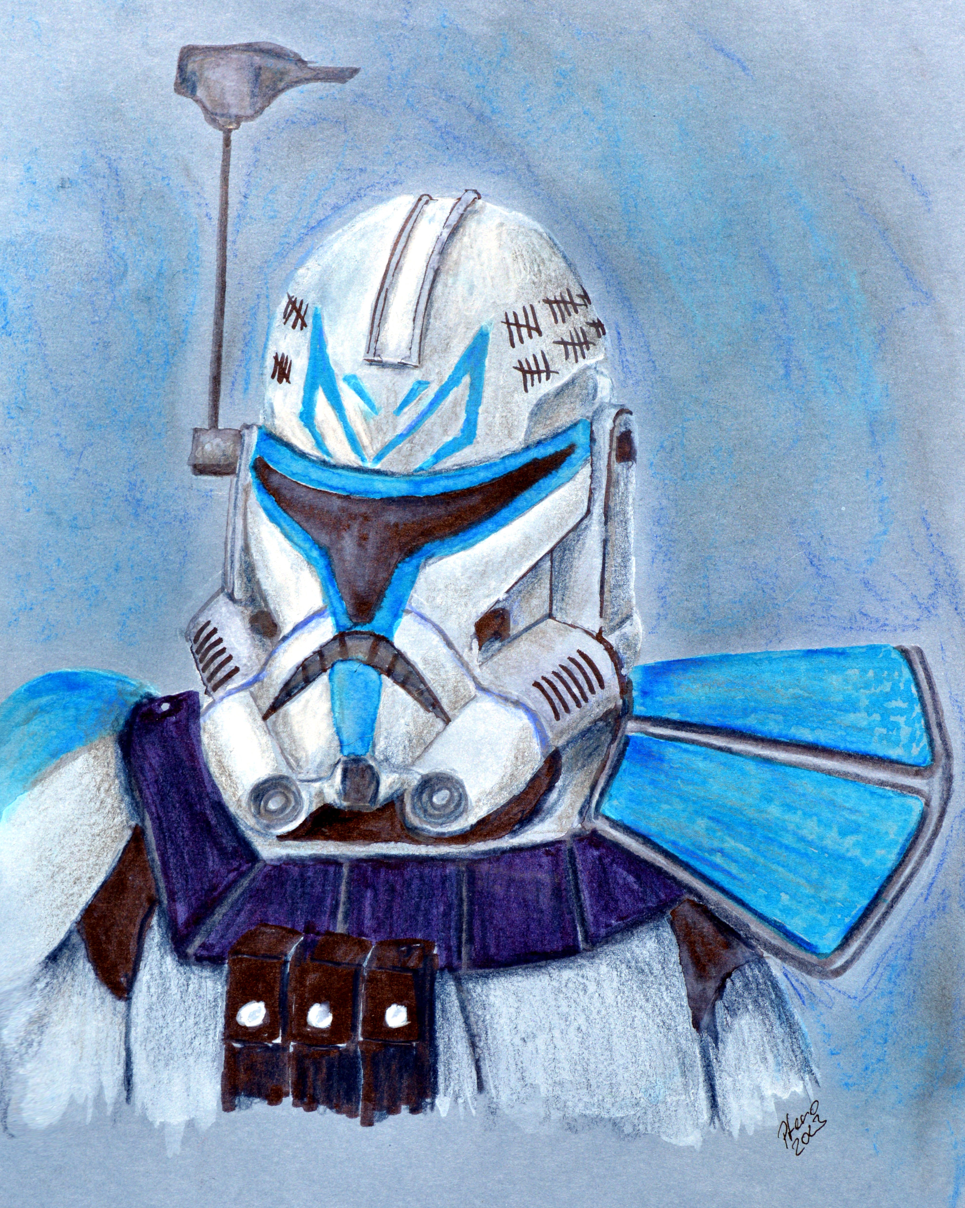 Commander Rex Drawing Captain Rex by Ptero-Pterodactylus on DeviantArt