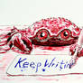 Fountain Pen Crab - Keep Writing