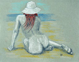 On the beach