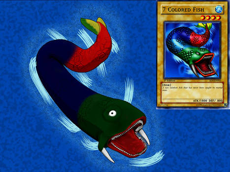 3D Yugioh 7ColoredFish