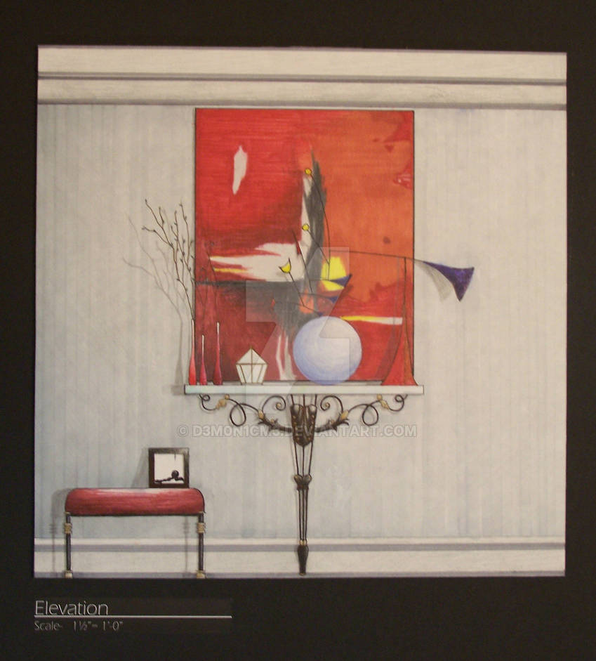 Table Arrangement: Elevation by D3m0n1cM3 on DeviantArt