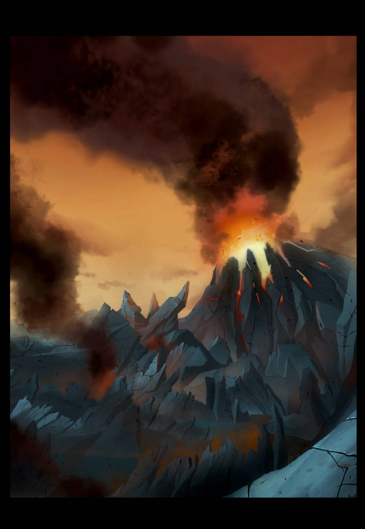 Volcano Deviantart Island Volcano by robtheR0B0T on DeviantArt