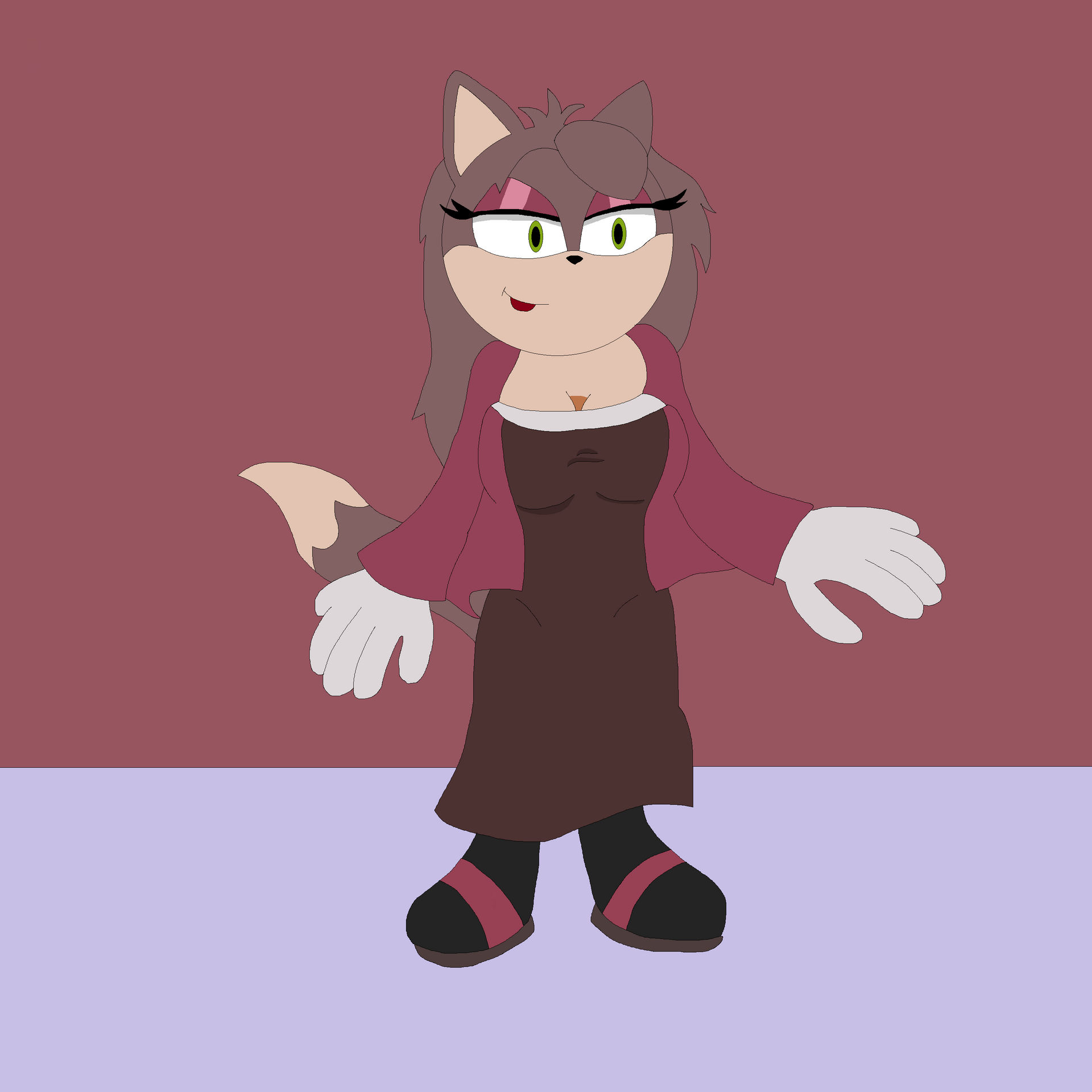 Ruby Fox Art Trade: Ruby the Fox by JaredtheFox92 on DeviantArt