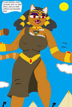 Art Trade: Giantess Neb-oo Dances With Amanda
