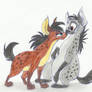 Lovers hyena