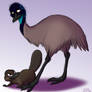 Emu and platypus