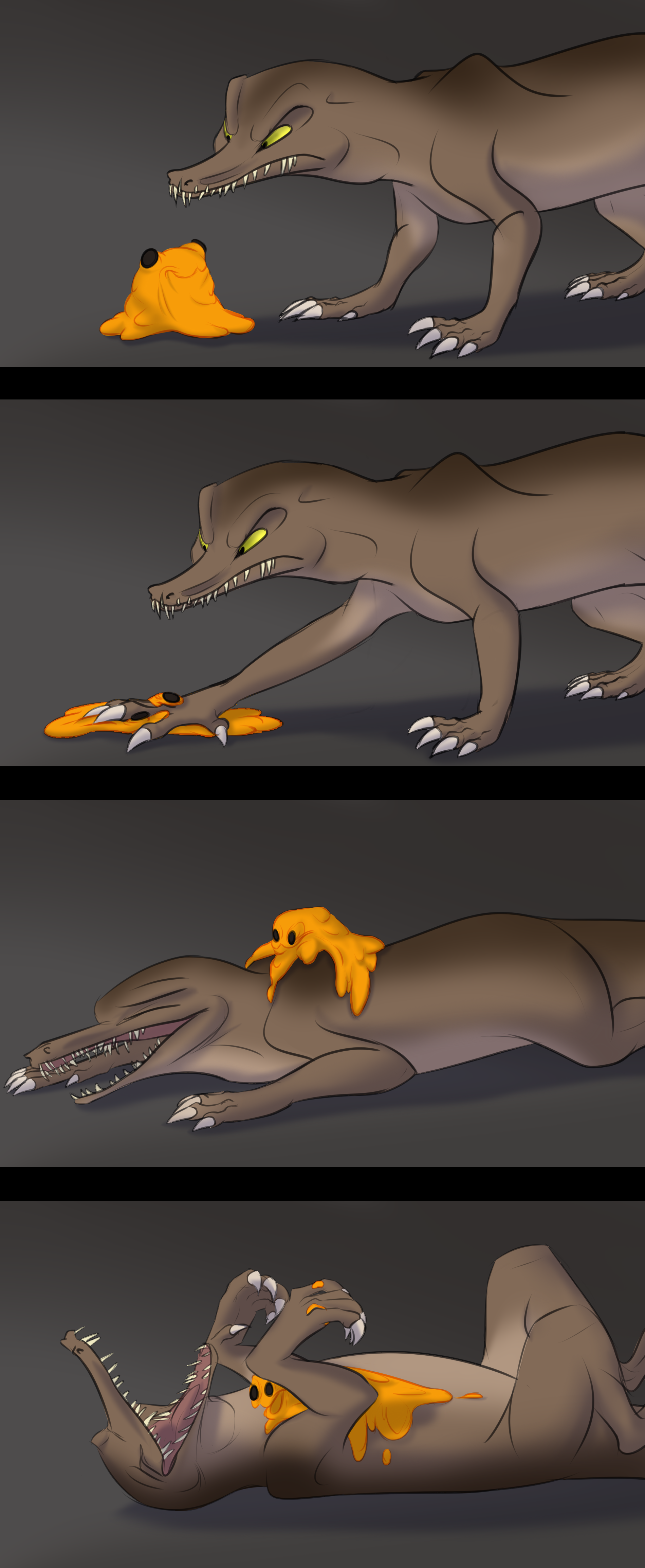 SCP-999 vs. SCP-682, The Tickle Monster & Hard-to-Destroy Reptile