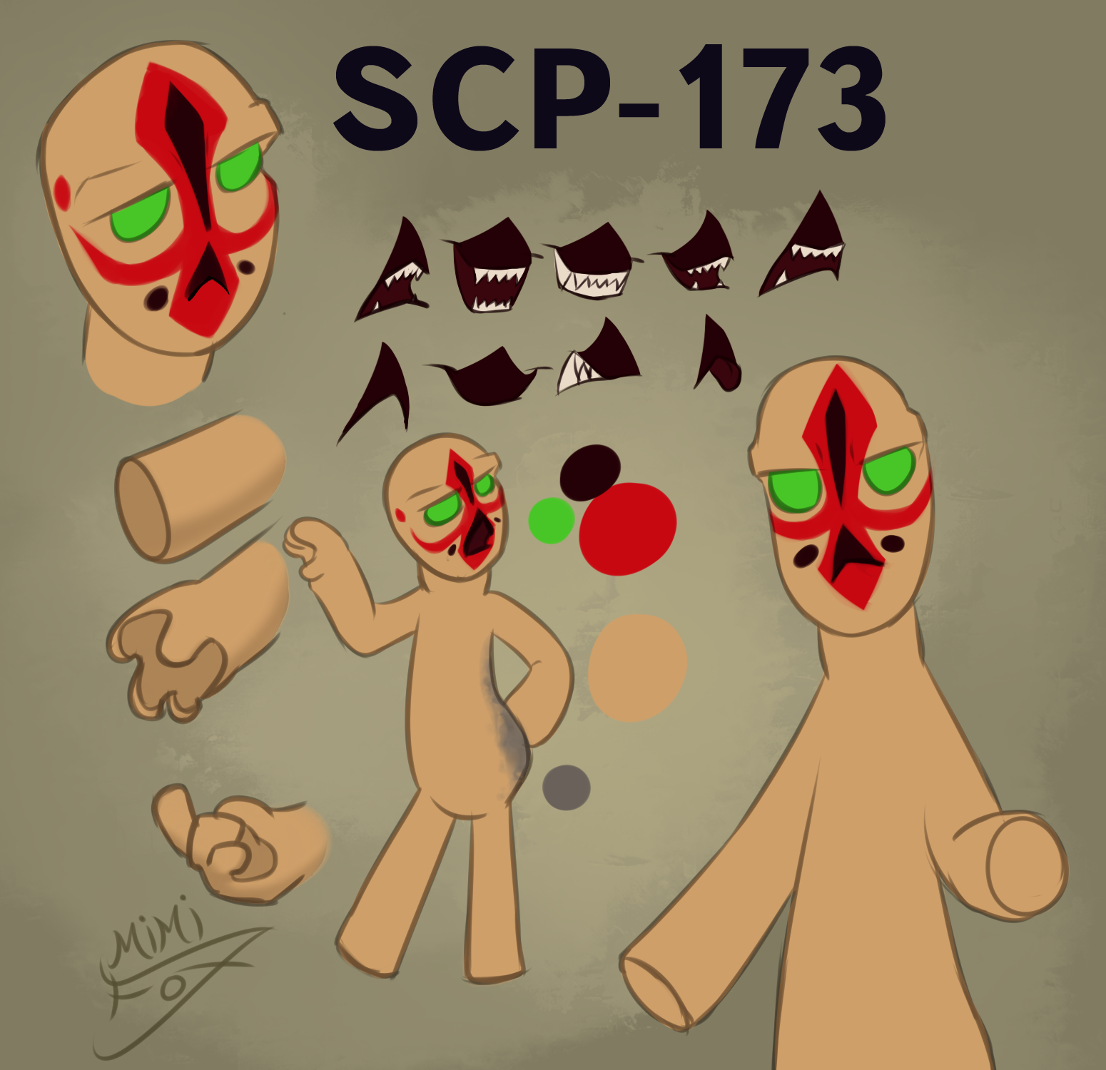 SCP 173 Symniox CLOSED by Manapotionn on DeviantArt