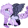 .:Purple pegasus Pony- Auction(Closed):.