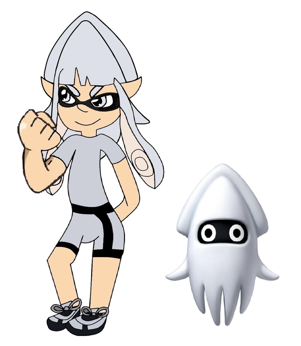 Inkling version Squid super mario bros by FRANK969RPS on DeviantArt