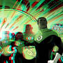 Green Lantern Corps in 3D Anaglyph 2