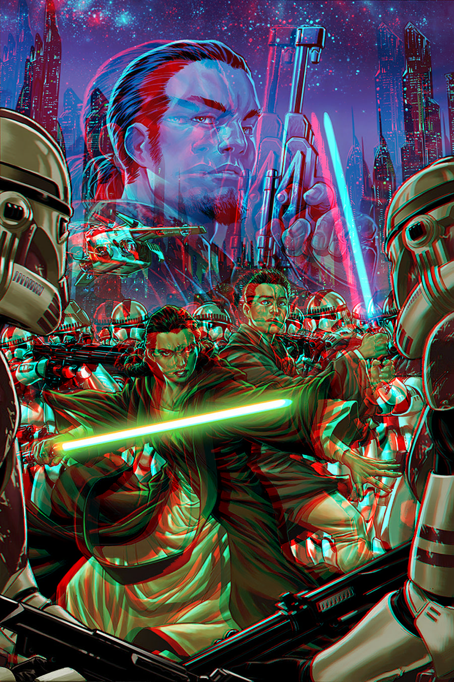 Star Wars Kanan in 3D Anaglyph