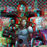 X-Men Red by R.B. Silva in 3D Anaglyph