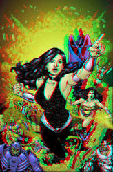 Return of Donna Troy in 3D Anaglyph