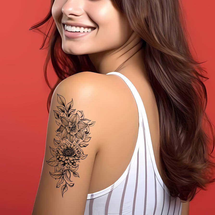 Custom Birth Flower Tattoos By Birthflowertattoo On Deviantart Custom Birth Flower Tattoos By Birthflowertattoo On Deviantart