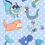 Water Pokemon Pattern