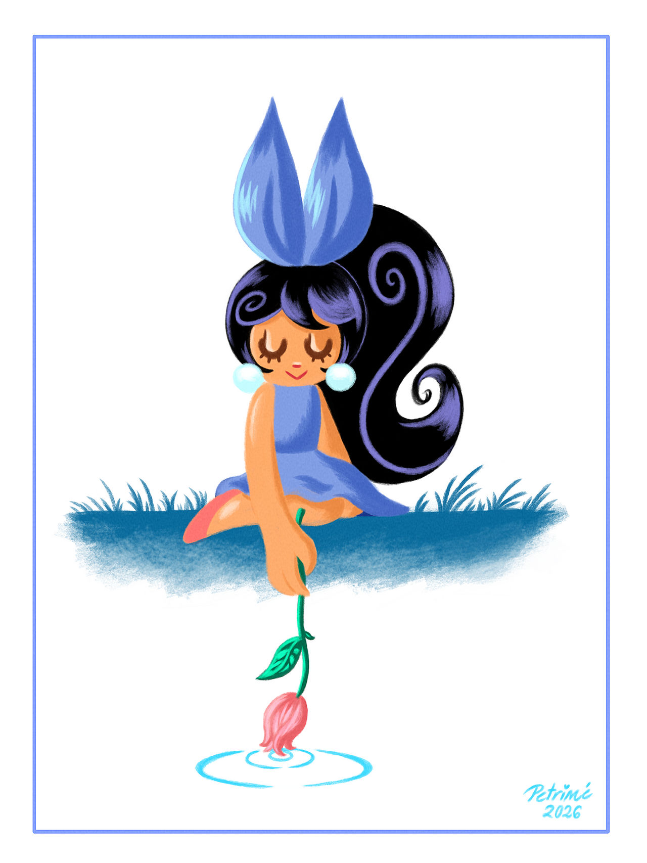 Little Theo - Rose by the Pond by Petrime on DeviantArt