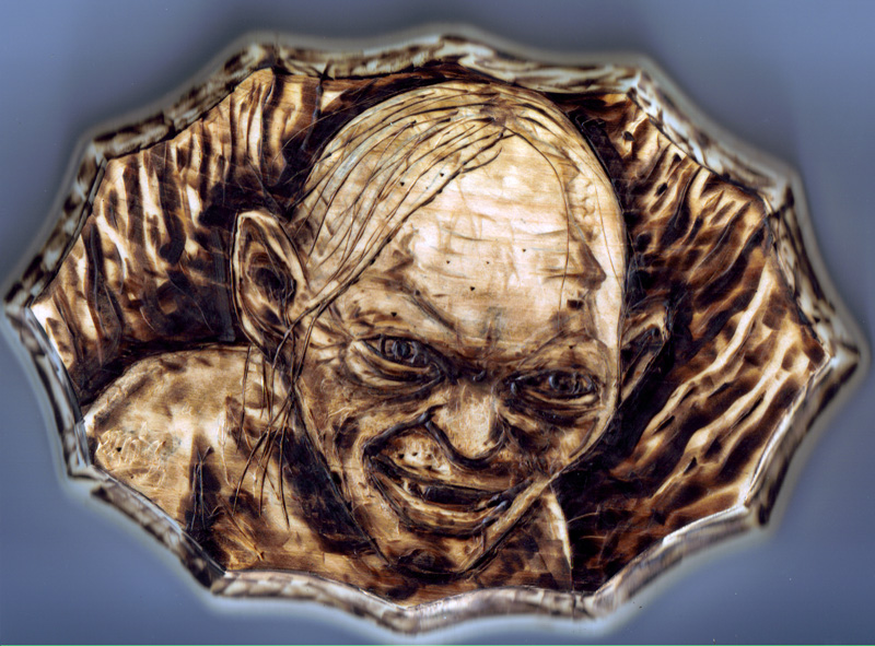 Smeagol Woodburning