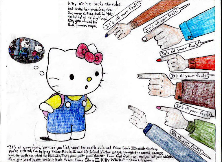 Hello Kitty Riots Hello Kitty gets blamed by doraemon7681 on DeviantArt