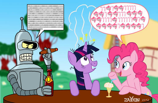 Pinkie n Bender. Digital conversation