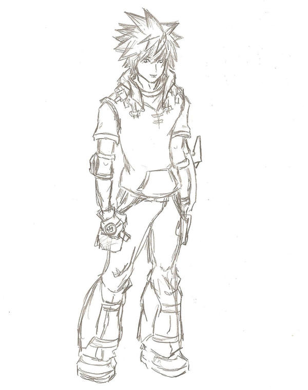 KH: FV Older Sora Sketch