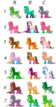 Pony adoptables