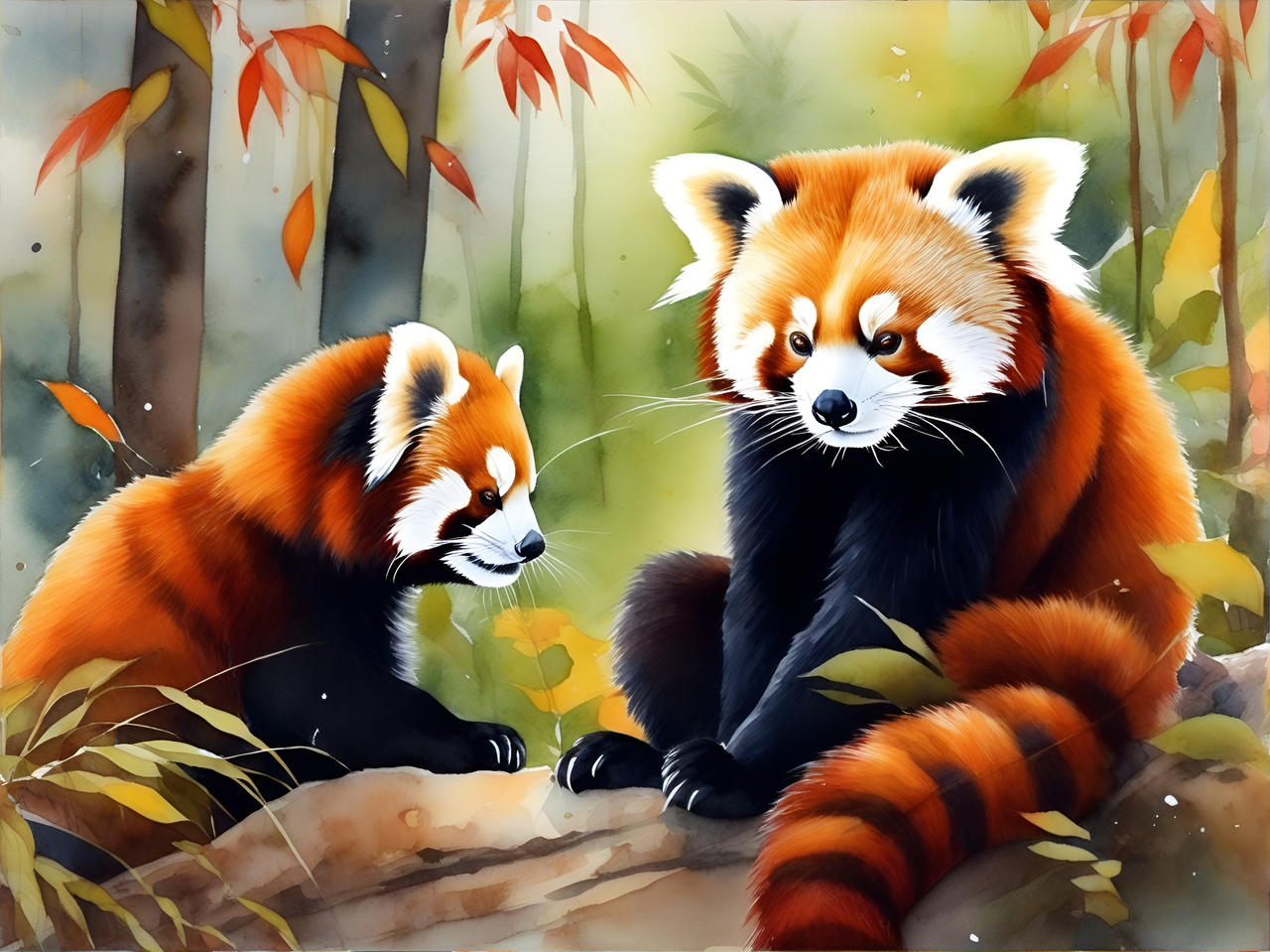 2 Panda Roux Panda Roux Deviantart