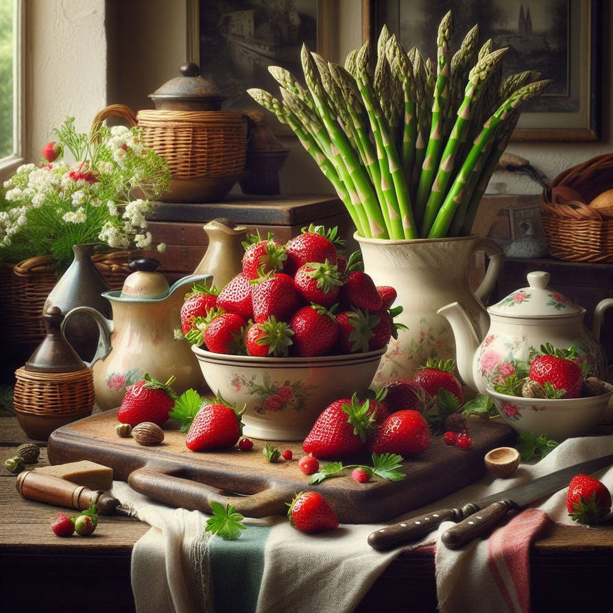 AI - Spring Still-life by grimmgiraffe on DeviantArt