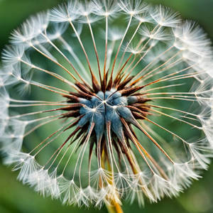 AI - Zoom Out from Dandelion to Green Hills