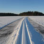 Ice Skating On A Lake