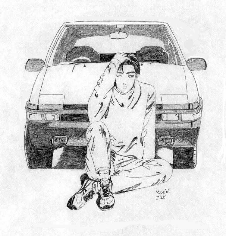 Takumi Fujiwara And Ae86 By Koebi On Deviantart Takumi Fujiwara And Ae86 By Koebi On Deviantart