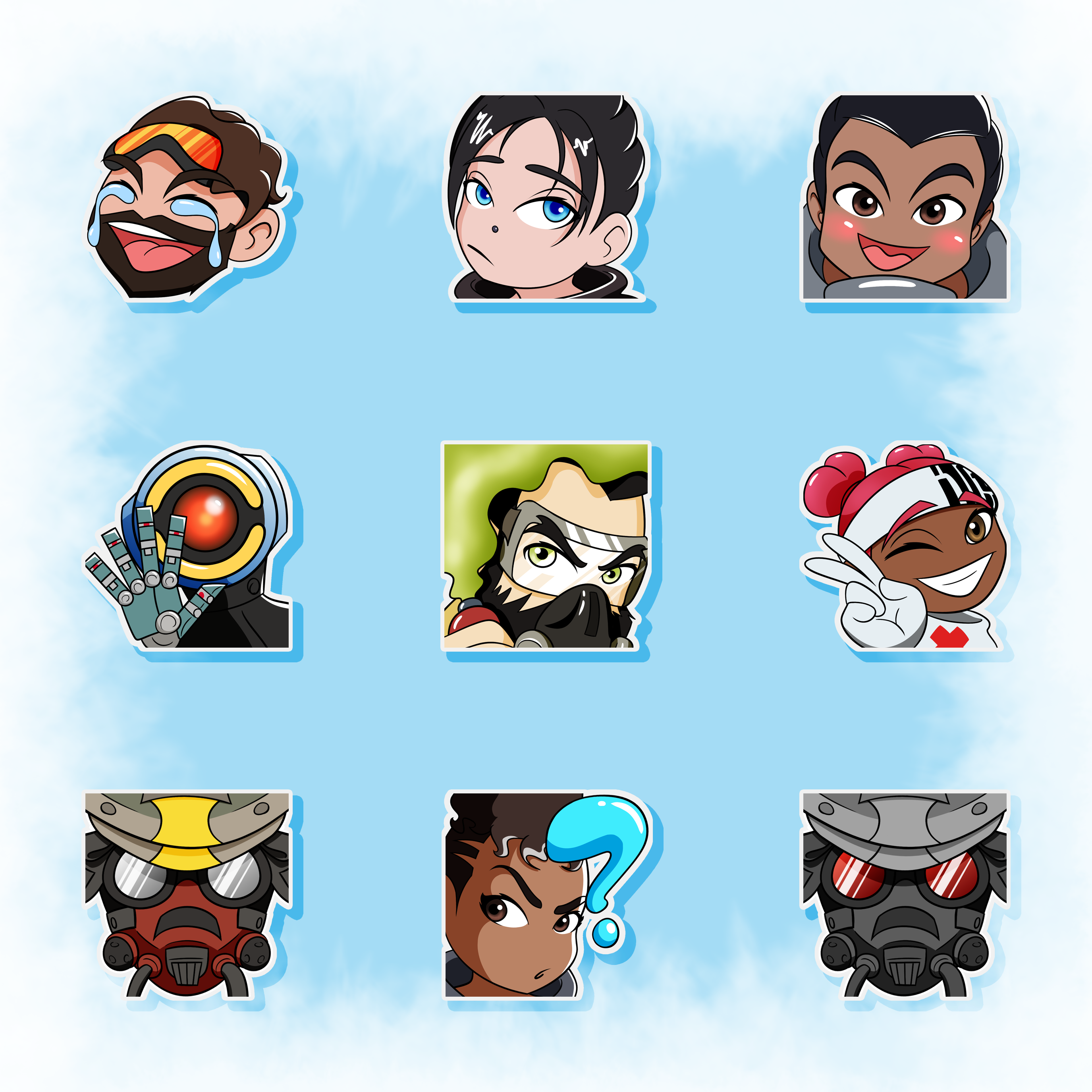 Apex Legends Horizon Emote for Twitch and Discord.
