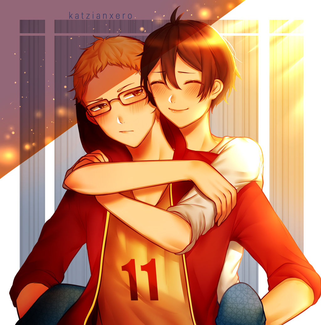 Commission Tsukishima x Yamaguchi by KatzianXero on DeviantArt