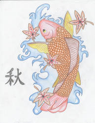 Autumn Koi Fish