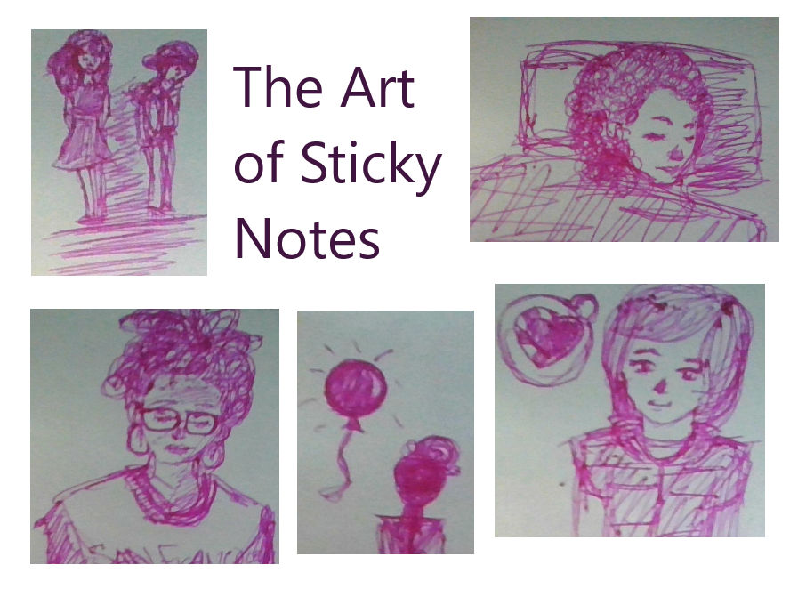 The Art of Sticky Notes by short-stuff-rita on DeviantArt