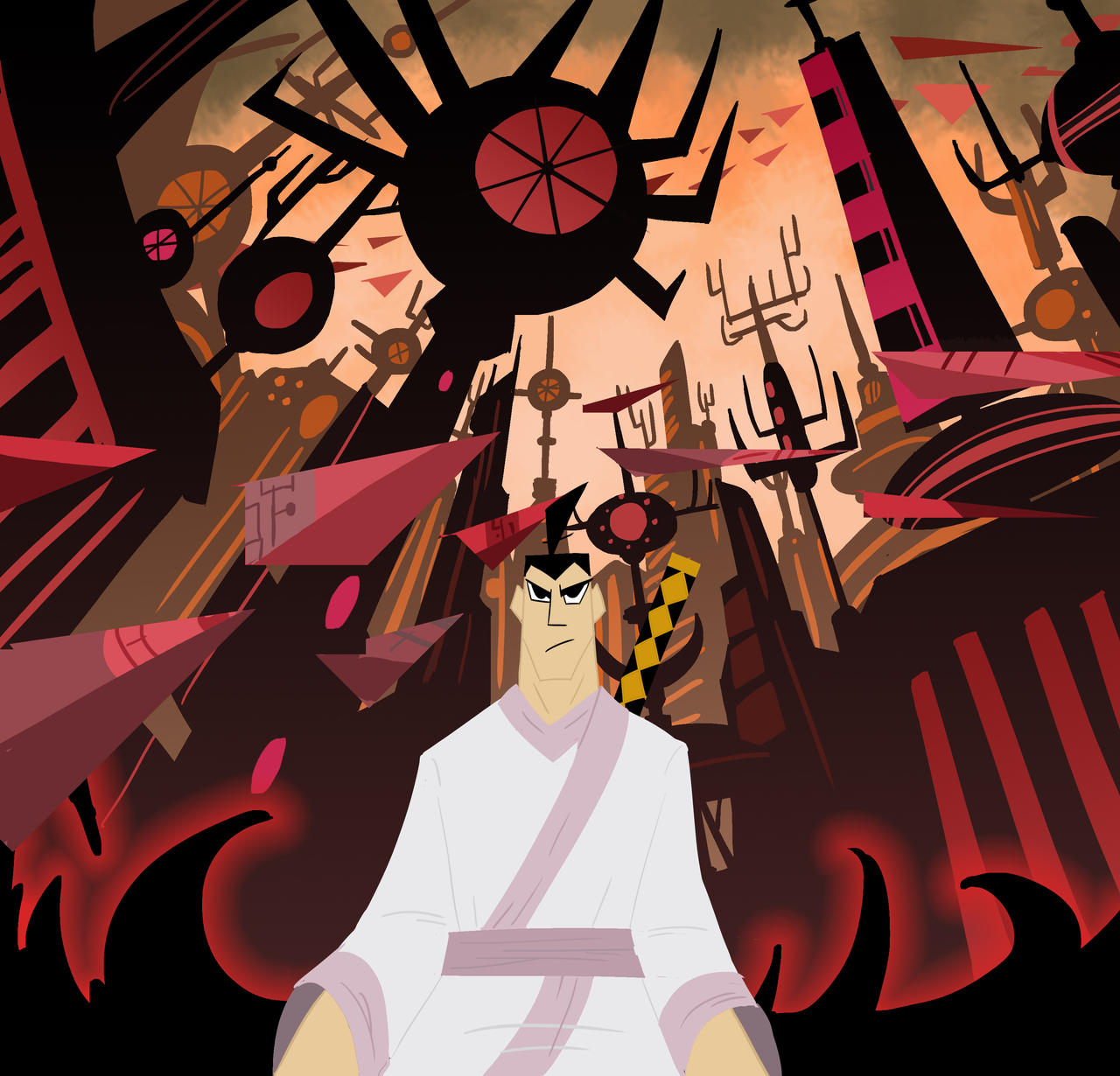 Samurai Jack Rave Deviantart Illustration samurai jack by Knight1999 on DeviantArt