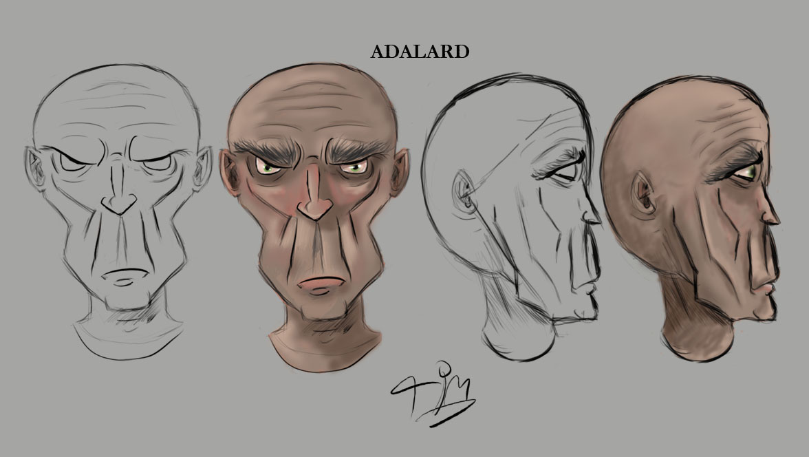 Adalard sides portraits