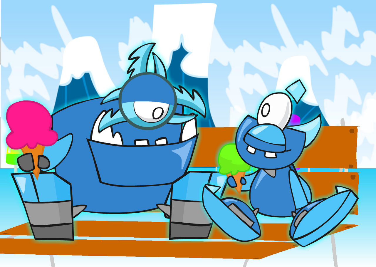 Snoof and Krog (Mixels) by TOPSYLANCE on DeviantArt