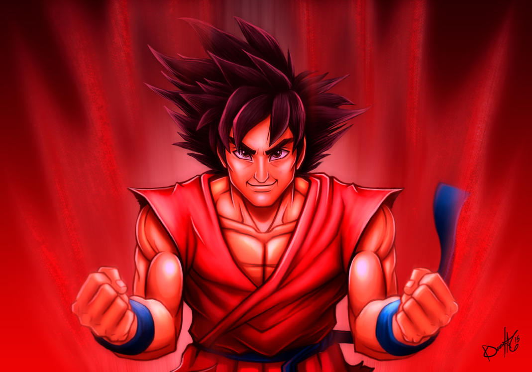 Goku Kaioken By Danderfull On DeviantArt.