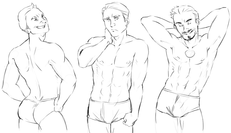 Avengers Undies WIP