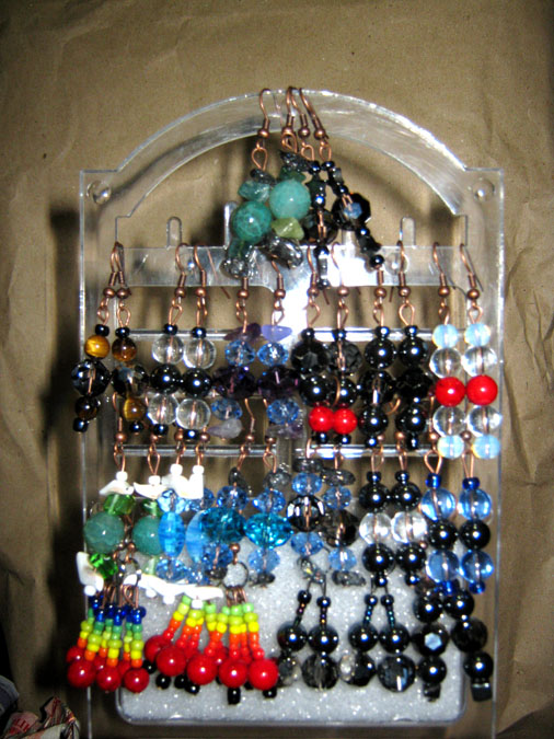 Rack of Earrings