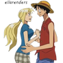 One Piece Luffy and Silk Render