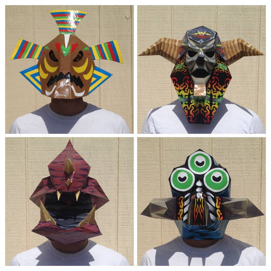 Boss Masks by Xaveric on DeviantArt