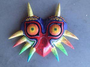 Straight Horns Woodgrain Majora's Mask