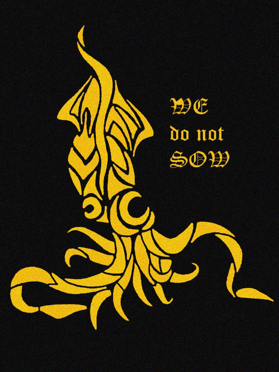 House Greyjoy (gold on black)