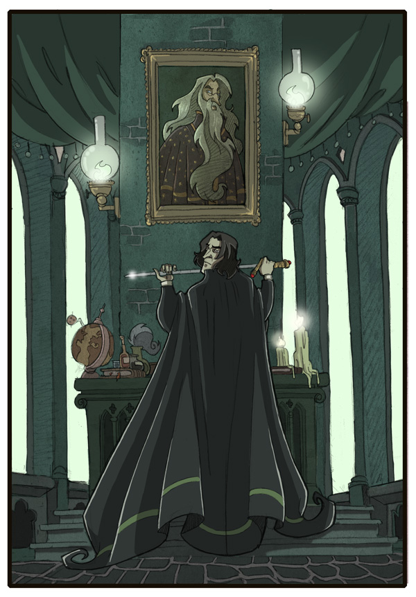 Snape and Dumbledore -HP7- by kyla79 Snape and Dumbledore -HP7- by kyla79