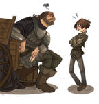Arya and the Hound by kyla79